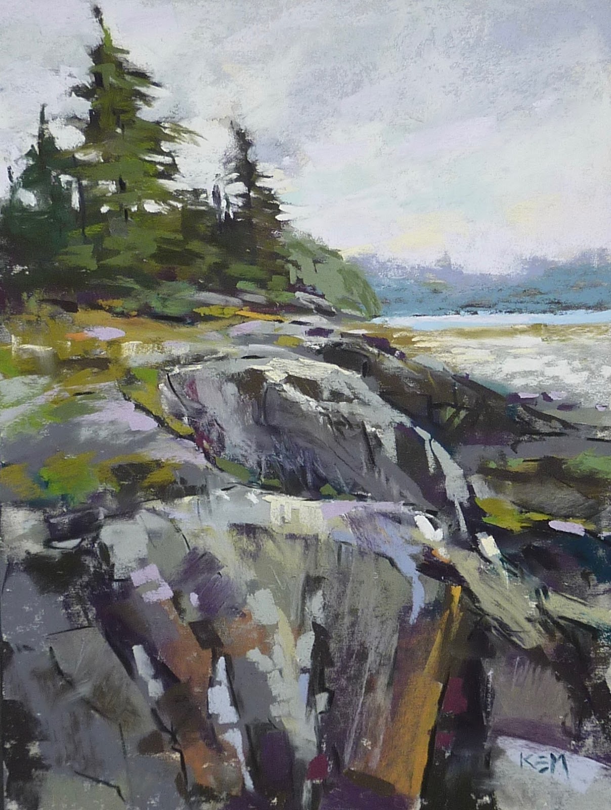 Painting My World Painting Rocks with a Black and White Underpainting