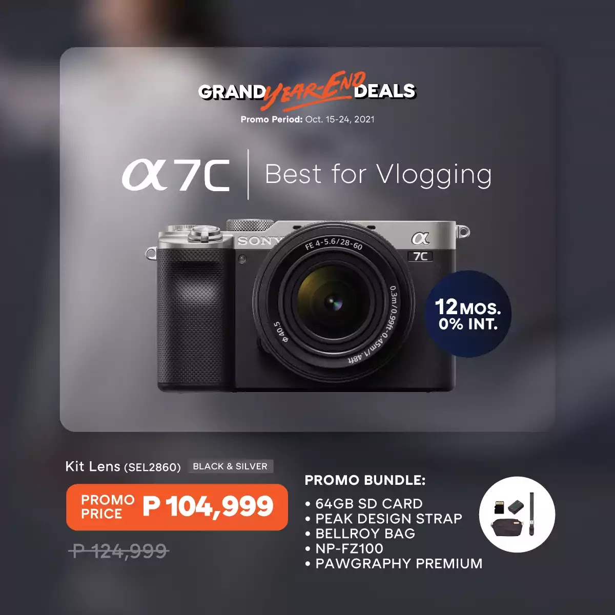 Sony Alpha 7C - Grand Year End Deals Sony Alpha 7C - Grand Year End Deals