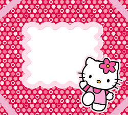 kitty hello borders frame backgrounds background powerpoint ppt clipart children templates christmas christening invitation transparent crayon birthday frames clip party