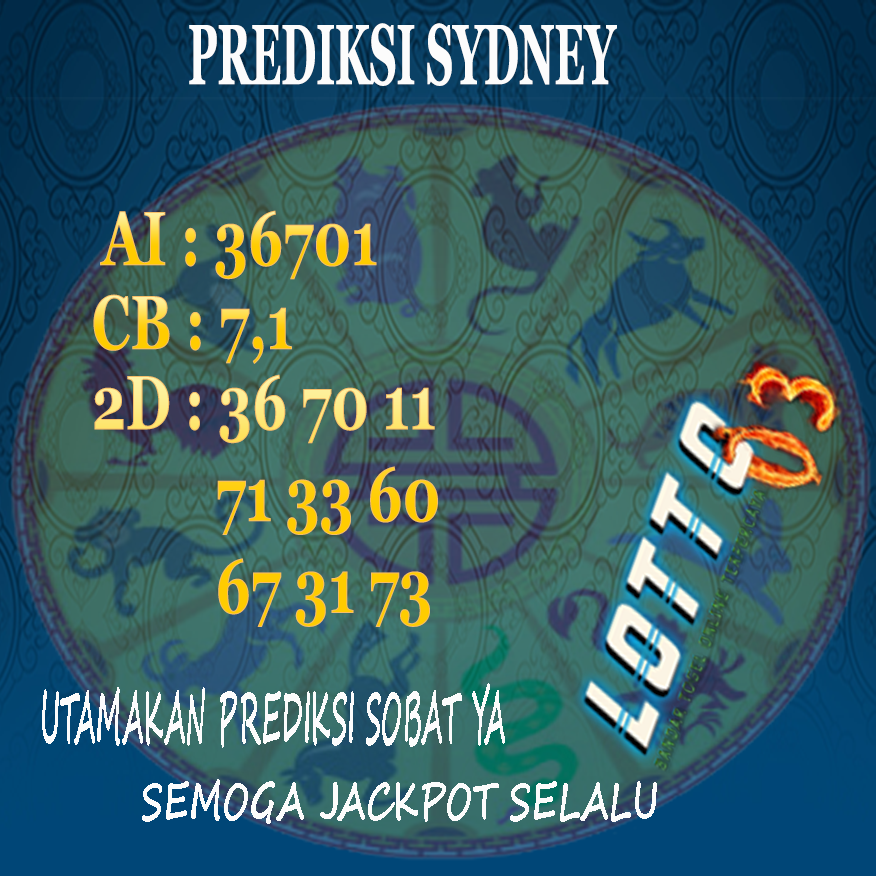 PREDIKSI LOTTO03 PASARAN SYDNEY 28 AGUSTUS 2020 PREDIKSI LOTTO03
