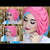Cara Memakai 2 Warna Jilbab