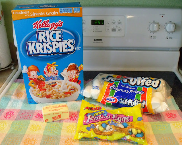 Clever, Crafty, Cookin' Mama: Rice Krispie Bird Nests