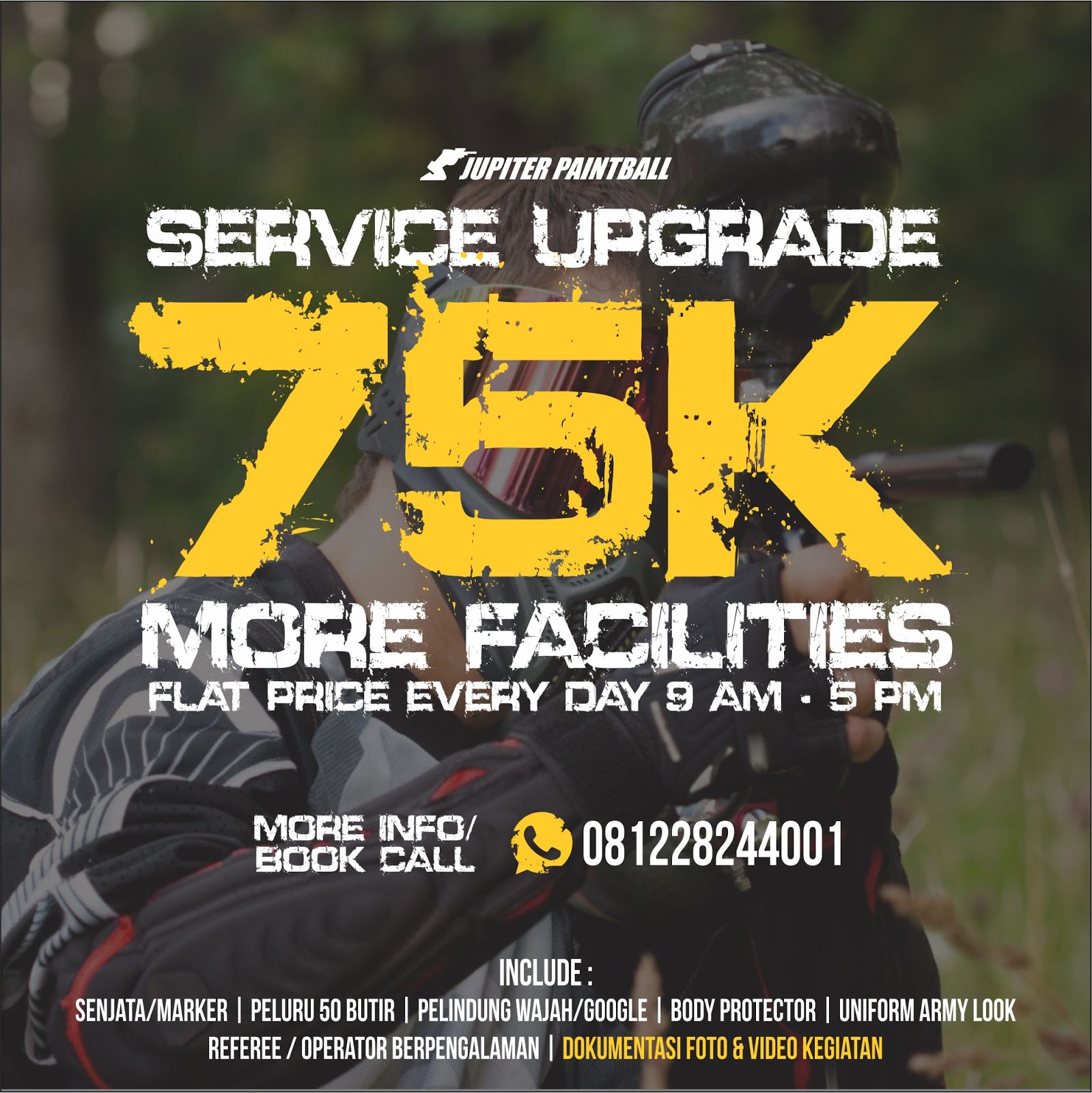 PAKET PAINTBALL JOGJA JUPITER PAINTBALL JOGJA