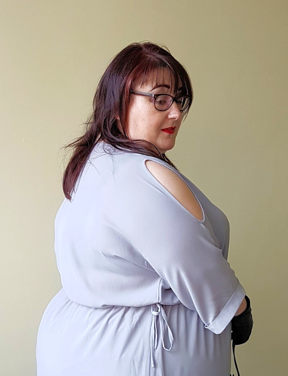 cold shoulder shift dress uk