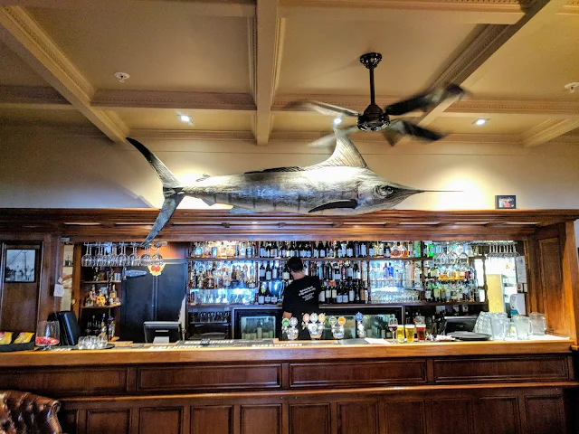 Things to do in Russell: Check out the giant swordfish over the bar at the Duke of Marlborough Hotel