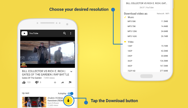 شرح Snappea أفضل تطبيق أندرويد لتحميل الفيديو و الأغاني من يوتيوب