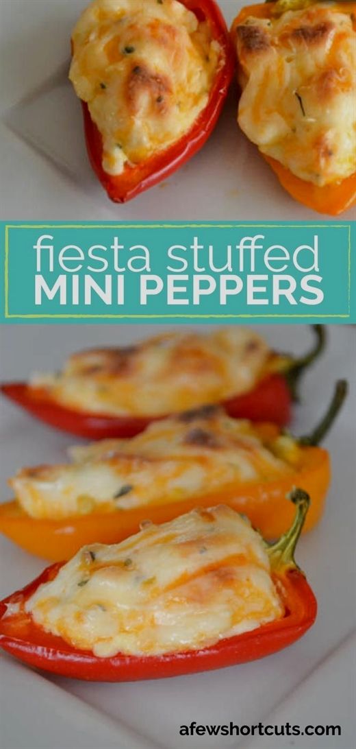 Fiesta Stuffed Mini Peppers dessert recipes diabetics