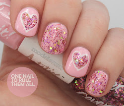nail nails polish pink heart glitter models hearts own duo designs valentine girly artstix prom acrylic beige manicure colorful jack