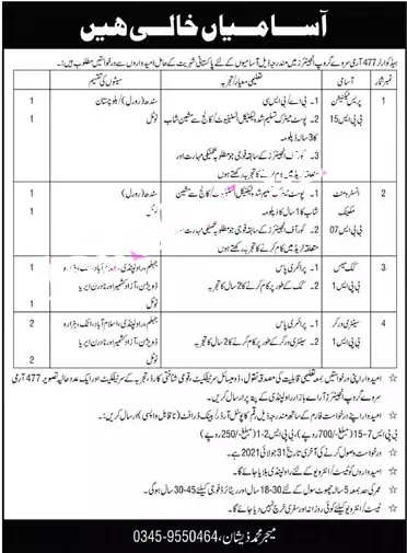 government job latest 2021 | Pak Army Jobs in Headquarters 477 Army Survey Group government job latest 2021 | Pak Army Jobs in Headquarters 477 Army Survey Group
