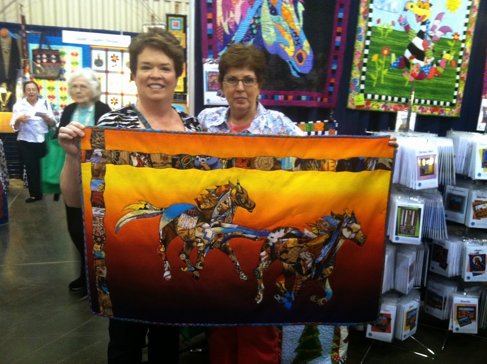 Feeling Simply Quilty BJ Designs at the Tulsa Quilt Show!!!