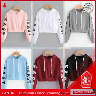 FNC081S36 Sweater Crop Hodie East Wanita Coast Tali Serba 40 Ribuan