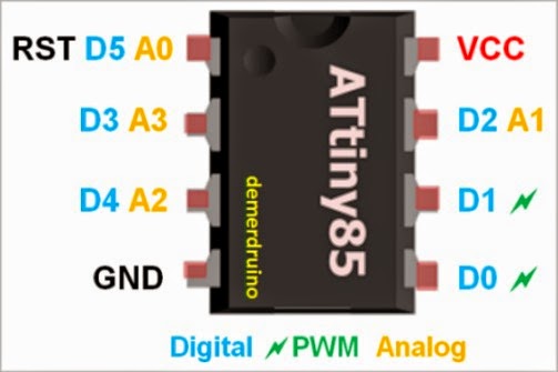 my arduino: ATtiny85 micro Programmer