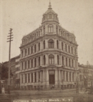 Napier House. German Savings Bank of New York. 14th Street - 4th Avenue, um 1865