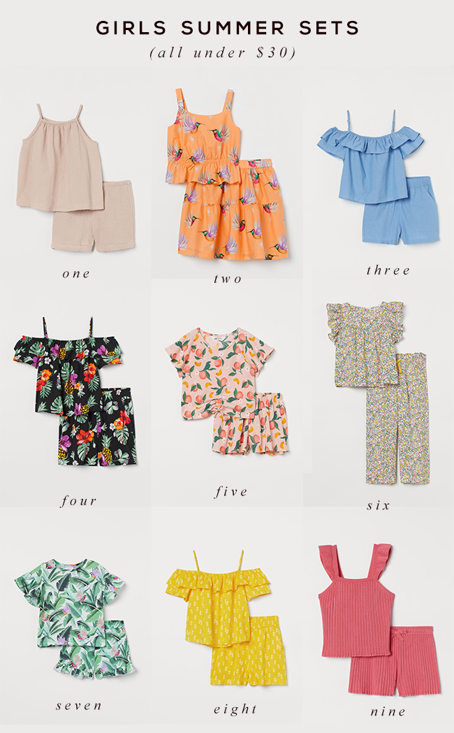 Bubby and Bean Living Creatively 9 Adorable Girls Summer Sets (All