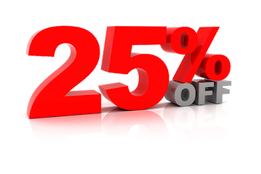 25 Percent Off Coupon !!!