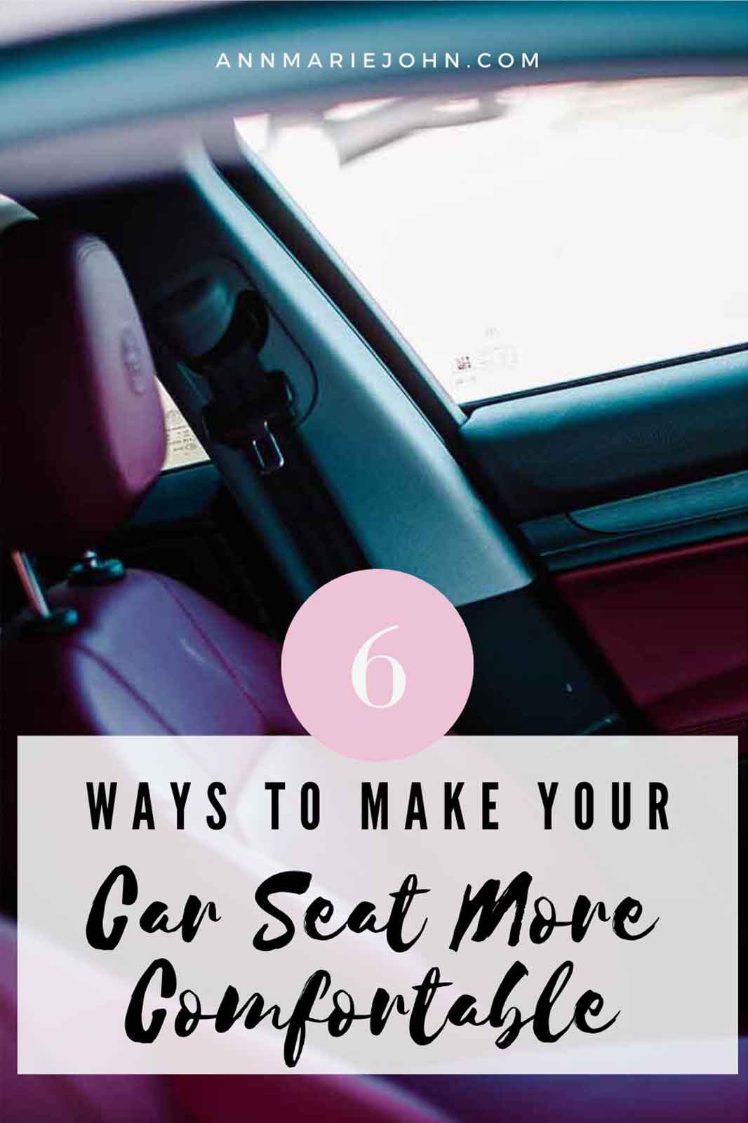 Different Ways to Make Your Car Seat More Comfortable