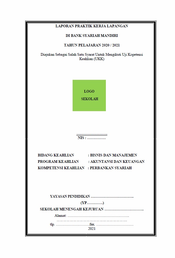 Contoh Laporan Pkl Smk Akuntansi Di Bank Audit Kinerja
