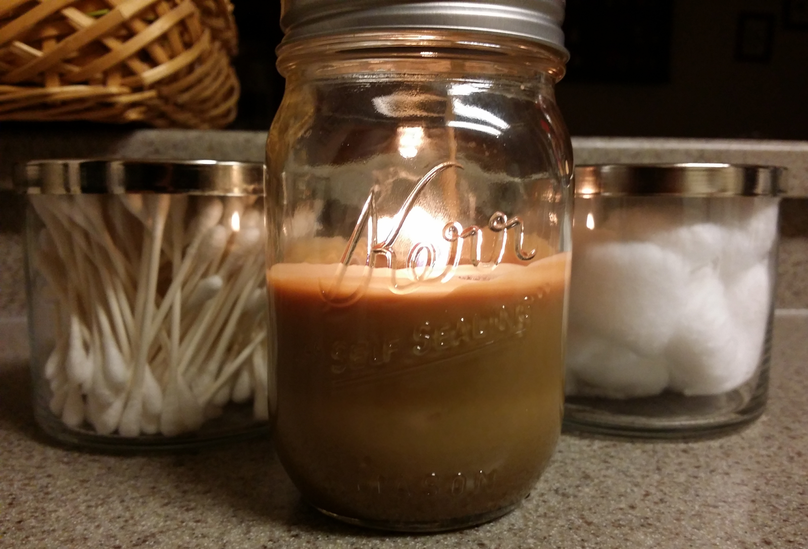 Confessions of a Beauty School Dropout DIY How To Mason Jar Candles from Recycled Candle Wax