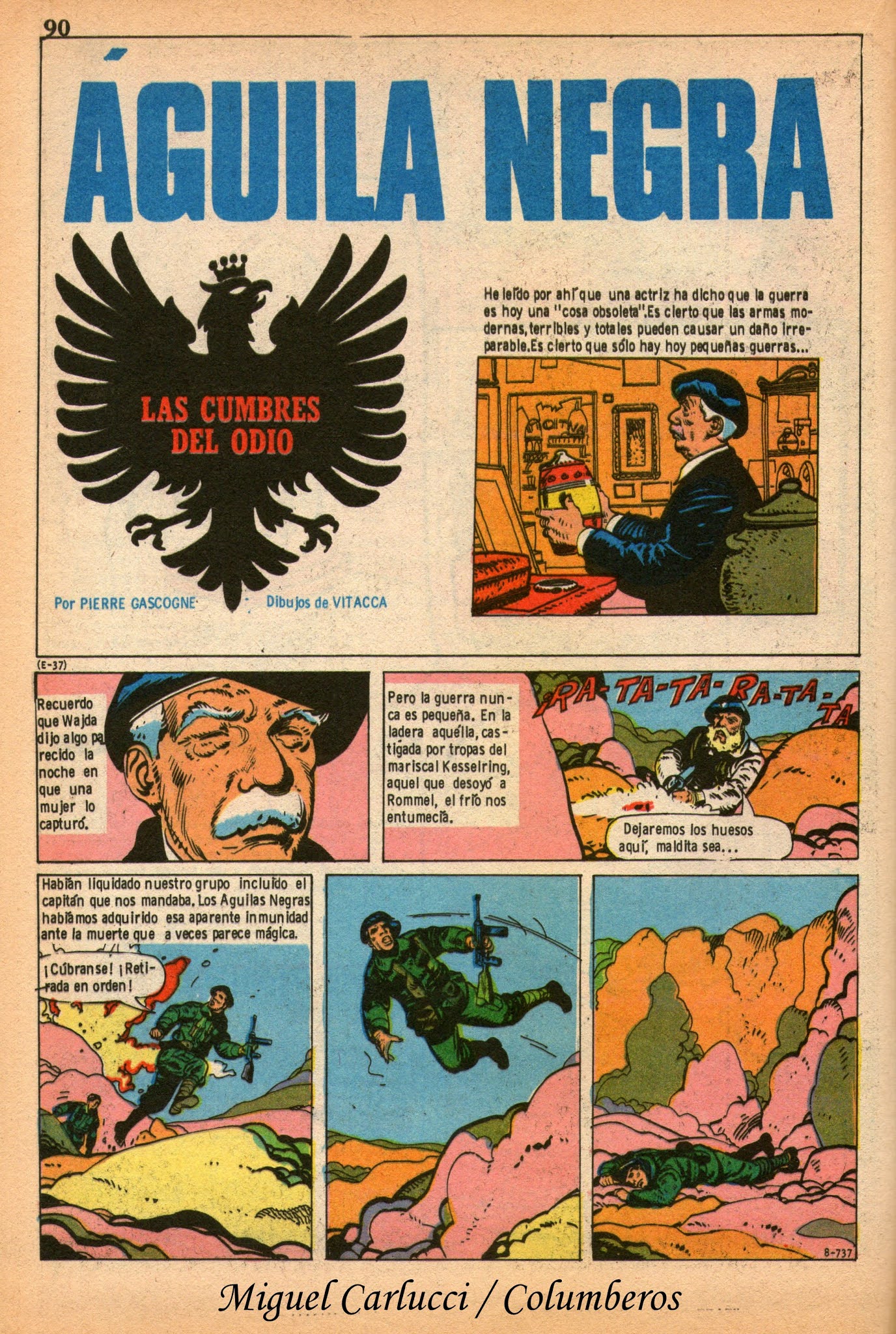 Columberos: Águila Negra - 037 - Las Cumbres del Odio