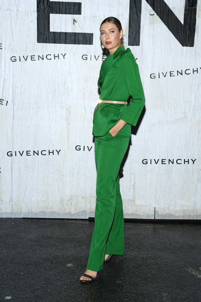 celebrity addicted: Maria Sharapova - Givenchy Womenswear S/S 2020 show