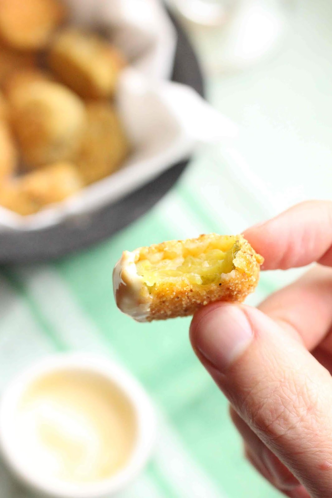 Un peu gay dans les coings... Cornichons frits comme en Louisiane