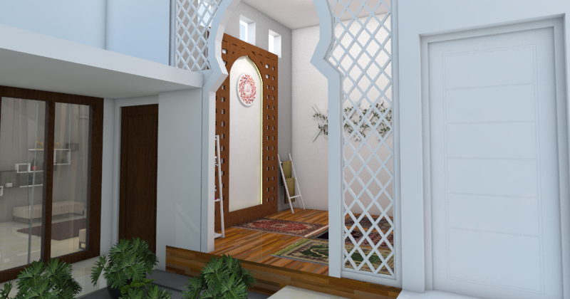 Desain Terbaru Mushola Minimalis Didalam Rumah Sederhana