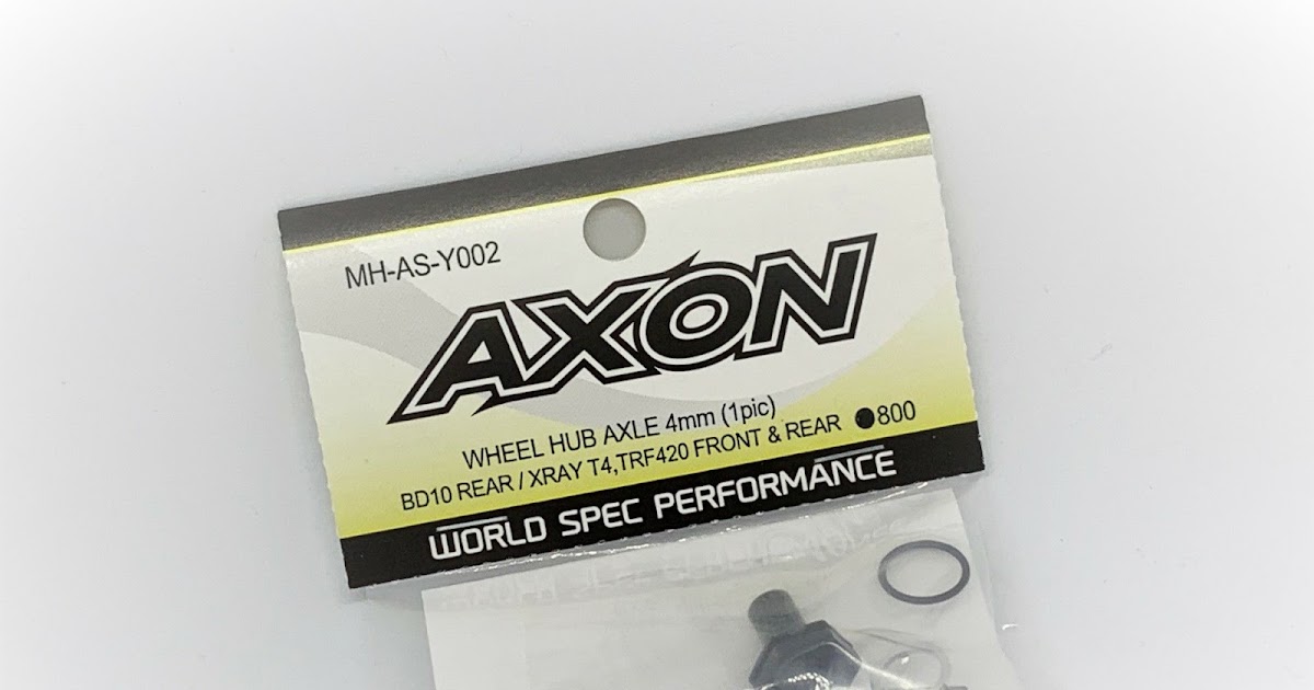 Axon Wheel hub Axles Review TRF420 , BD10, Xray T4