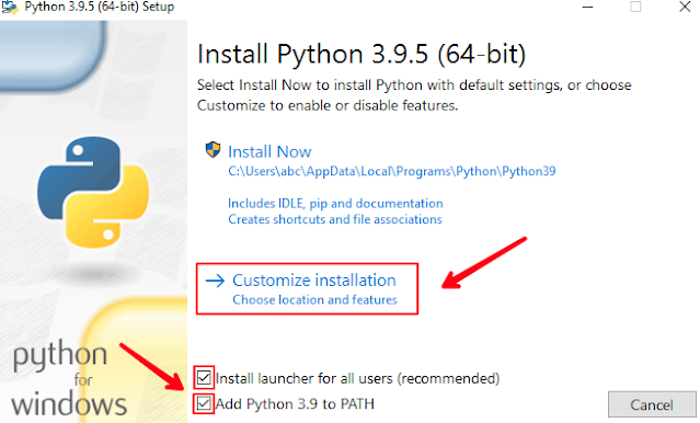 Download and install Python on Windows10 (Directly)