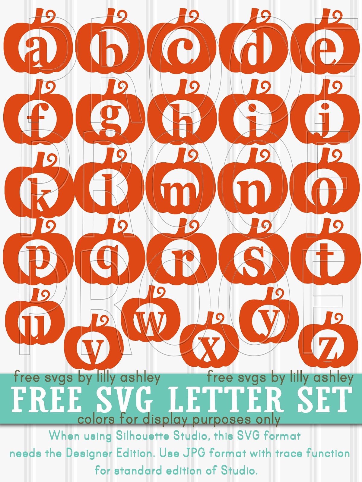 Make It Create By LillyAshley Freebie Downloads Free Pumpkin Letter Make It Create By LillyAshley Freebie Downloads Free Pumpkin Letter