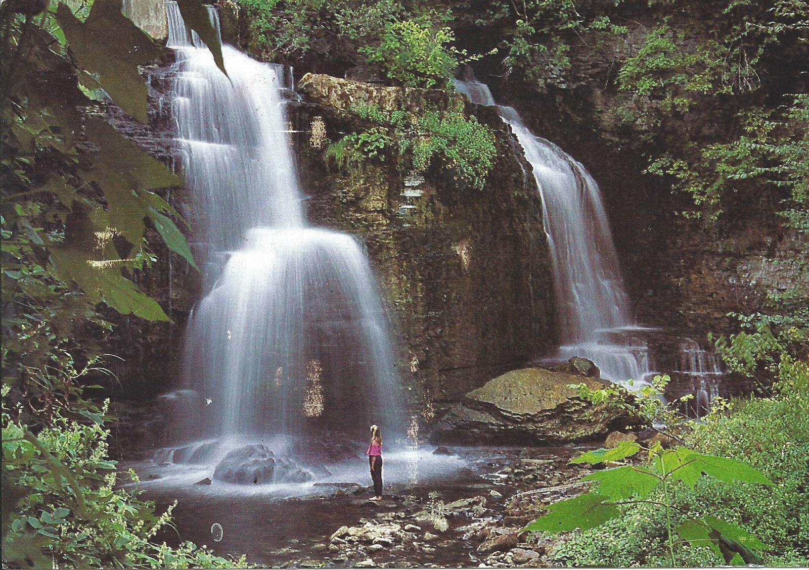 MY POSTCARDPAGE CANADA Walters Falls Ontario's Grey Bruce Region