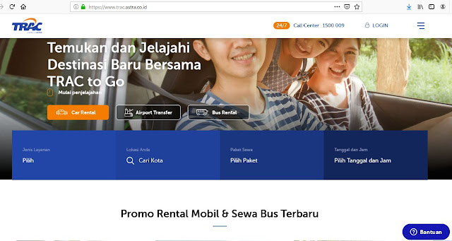 sewa mobil trac astra