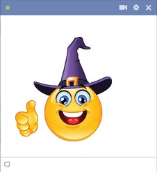 Witch - Halloween Smiley