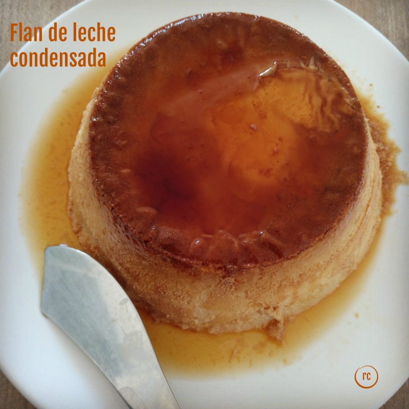 Flan de leche condensada en olla exprés | Cocina