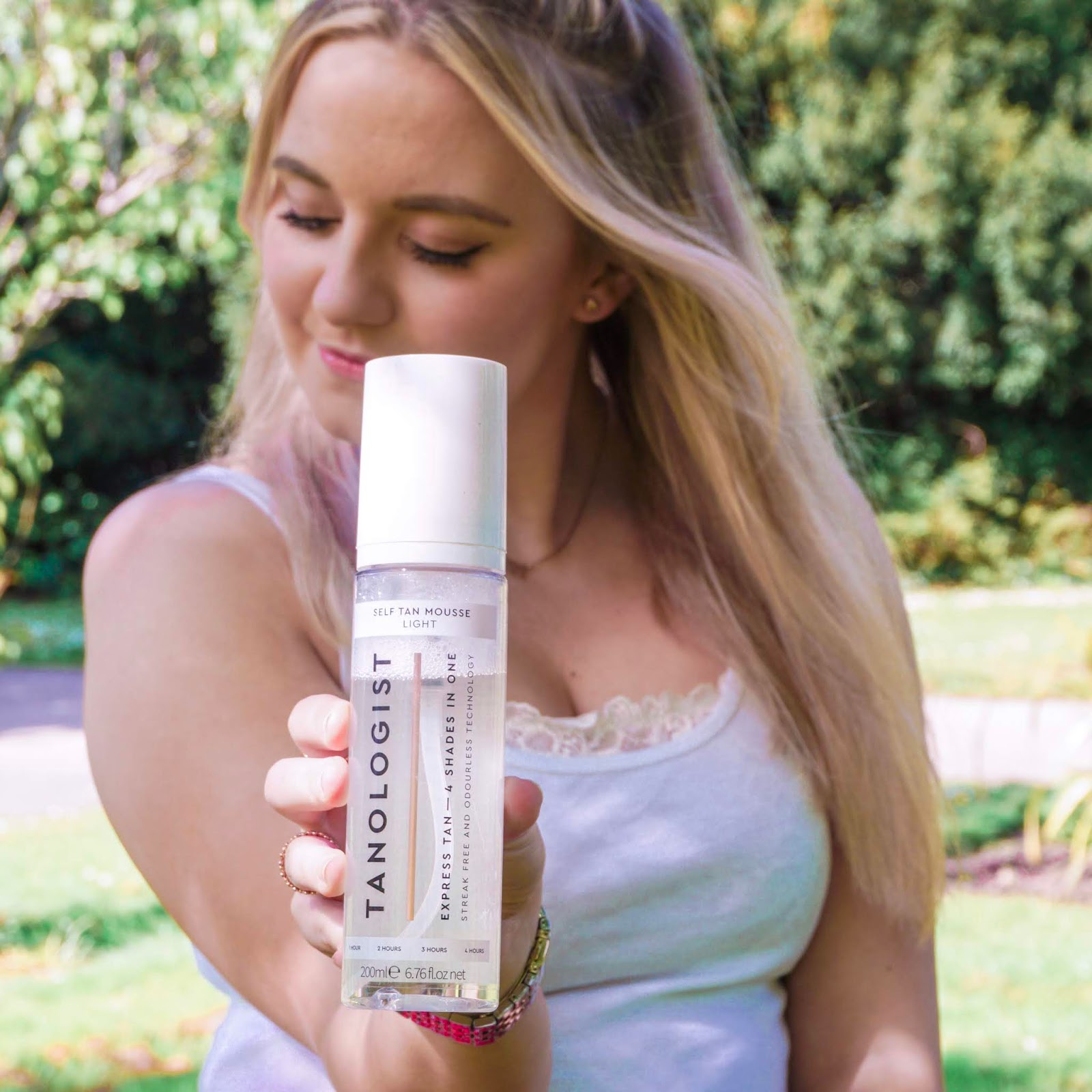Tanologist Light Tanning Water Mousse Review Blonde Blank