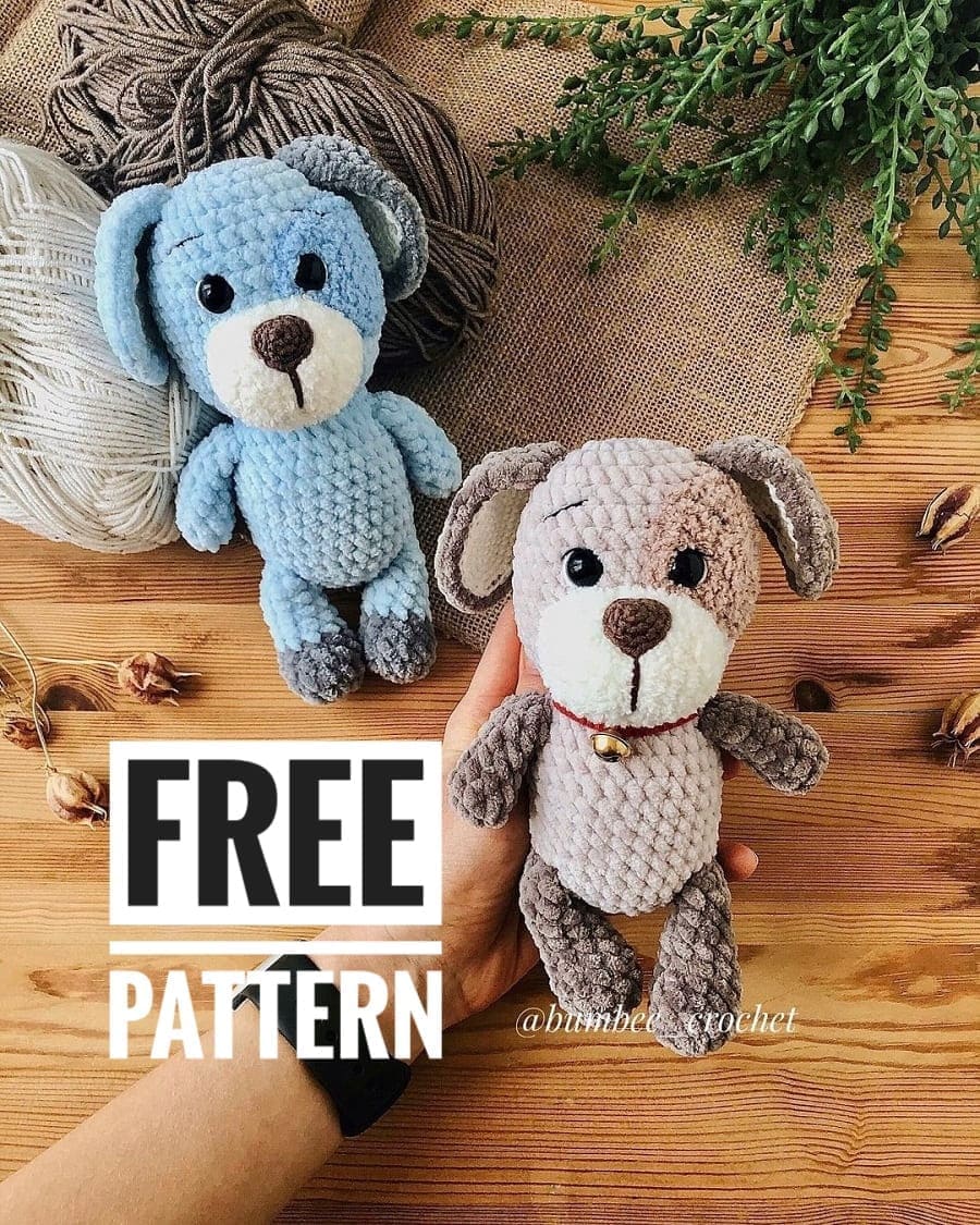 Rex the dog amigurumi pattern | Amiguroom Toys rex-the-dog-amigurumi-pattern-amiguroom-toys