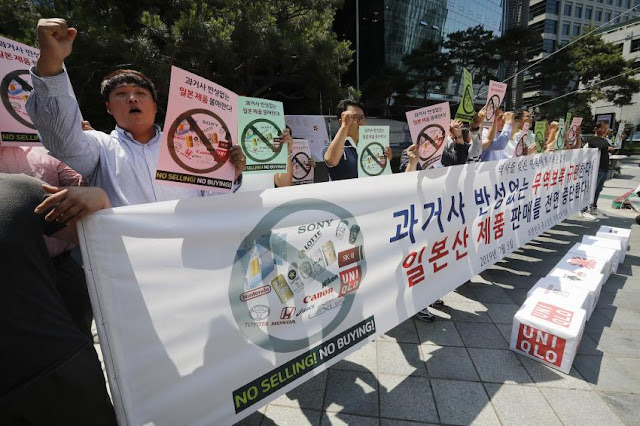 Seruan 'Boikot produk Asal Jepang' Marak di Korea Selatan Dikarenakan Perselisihan Kedua Negara