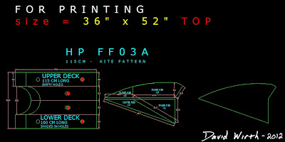 computer pattern for kite, autocad, kite pattern, flowform