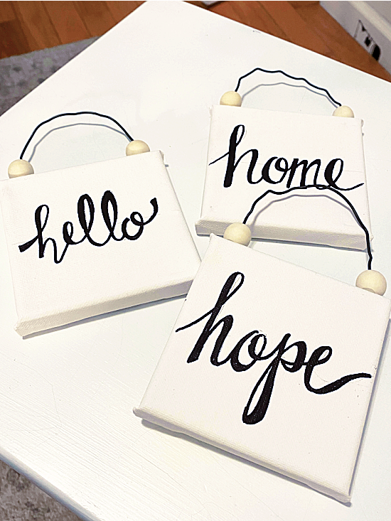 hope, hello and home signs