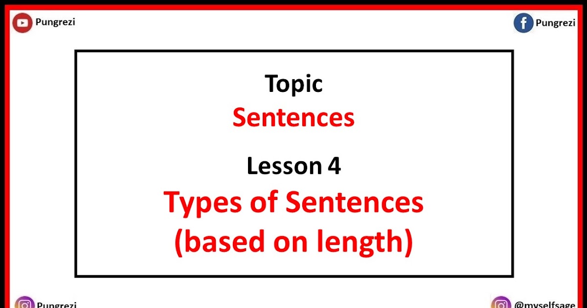 4 types of topic sentences