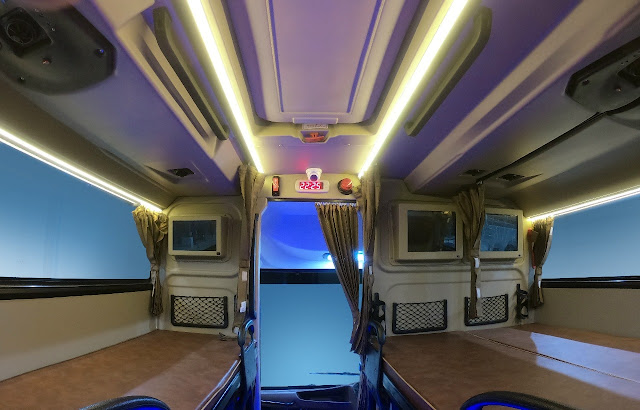 MG Volvo Starz Sleeper bus Interior