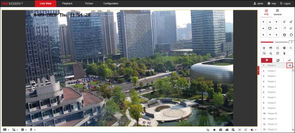 Hikvision PTZ function explained