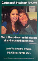 Dartmouth Students for Staff "This is __" campaign poster