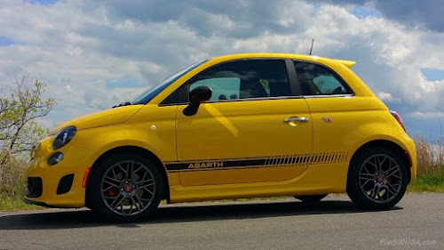 Fiat 500 Abarth in Giallo Moderna Perla