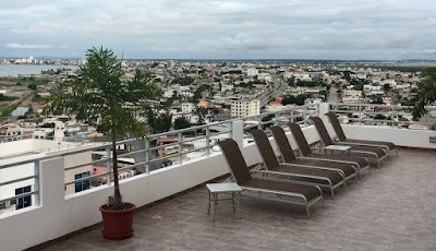 terrace of the Ibiza on the Salinas malecon