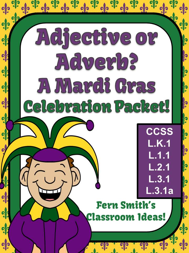 Just Published Noun or Verb? Adjective or Adverb? A Mardi Gras