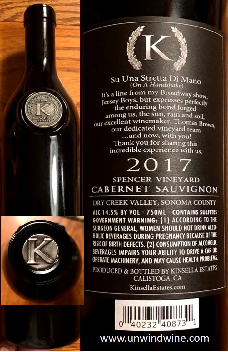 UnwindWine Kinsella Dry Creek Valley 2017