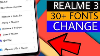 How To Change Fonts In Realme 3 | Realme 3 Fonts Change | Esay Techs