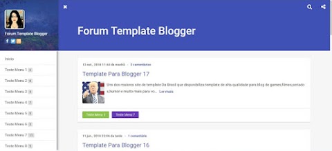 Forum Template Blogger