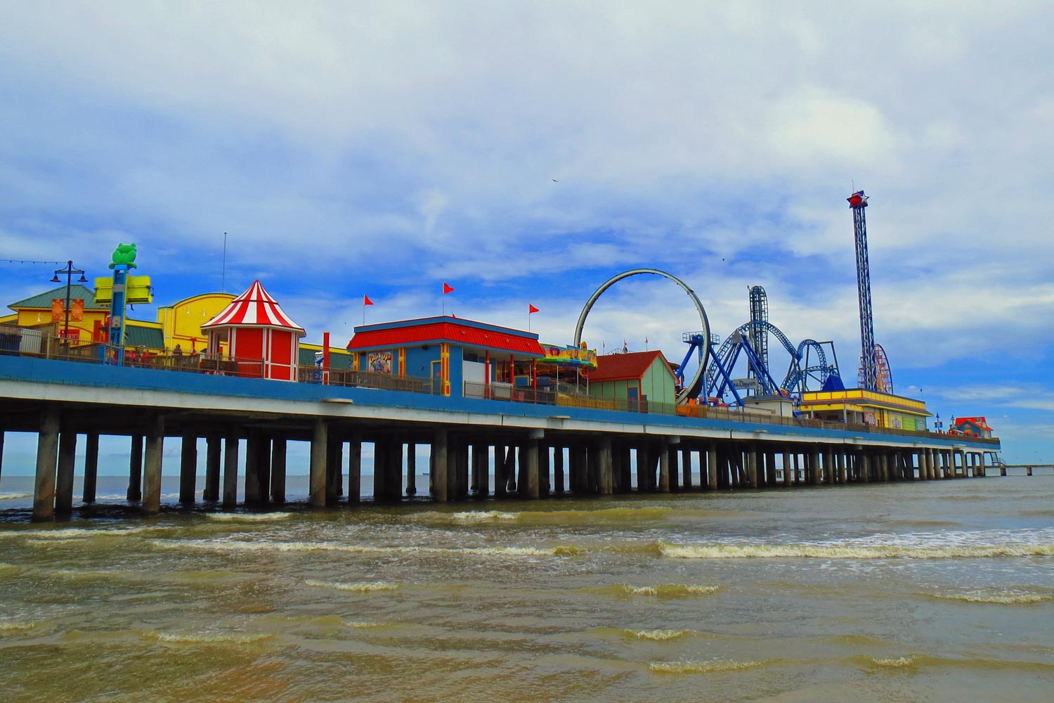 An Arkies Musings Pleasure Pier in Galveston, Texas