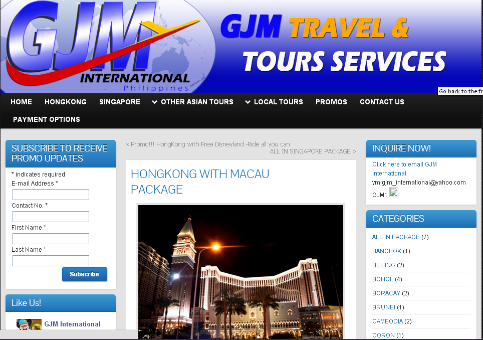 ang's travel service inc